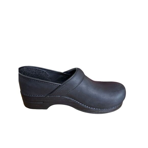 NEW Dansko Men’s Professional Clog in Oiled Black Leather NIB Comfort, Casual main image 5